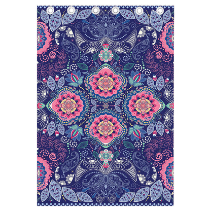Ornamental Paisley Mandala Print Curtain