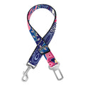 Ornamental Paisley Mandala Print Dog Seat Belt