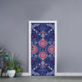 Ornamental Paisley Mandala Print Door Sticker
