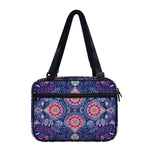 Ornamental Paisley Mandala Print Double Strap Bible Bag