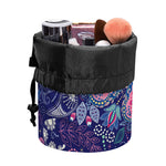 Ornamental Paisley Mandala Print Drawstring Makeup Bag