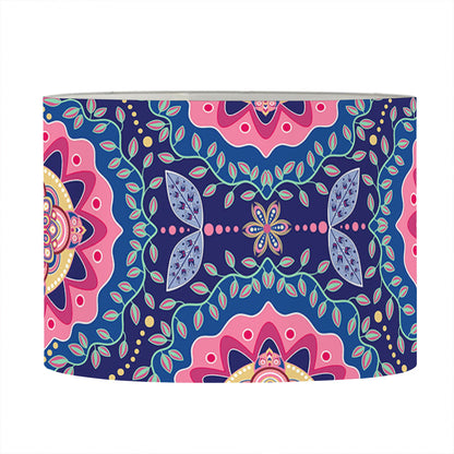 Ornamental Paisley Mandala Print Drum Lamp Shade