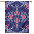 Ornamental Paisley Mandala Print House Flag