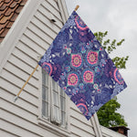 Ornamental Paisley Mandala Print House Flag