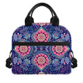 Ornamental Paisley Mandala Print Insulated Lunch Bag