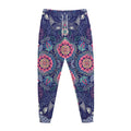 Ornamental Paisley Mandala Print Jogger Pants