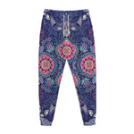 Ornamental Paisley Mandala Print Jogger Pants
