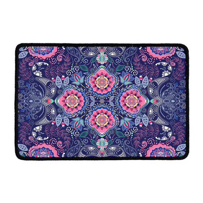 Ornamental Paisley Mandala Print Kitchen Mat