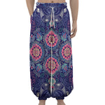 Ornamental Paisley Mandala Print Lantern Pants