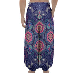 Ornamental Paisley Mandala Print Lantern Pants