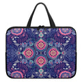 Ornamental Paisley Mandala Print Laptop Sleeve With Handle