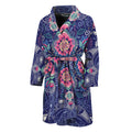 Ornamental Paisley Mandala Print Men's Bathrobe