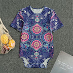 Ornamental Paisley Mandala Print Men's Bodysuit