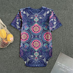 Ornamental Paisley Mandala Print Men's Bodysuit