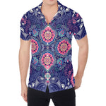 Ornamental Paisley Mandala Print Men's Shirt