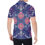 Ornamental Paisley Mandala Print Men's Shirt