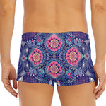 Ornamental Paisley Mandala Print Men's Short Boxer Briefs