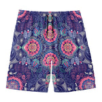 Ornamental Paisley Mandala Print Men's Swim Trunks