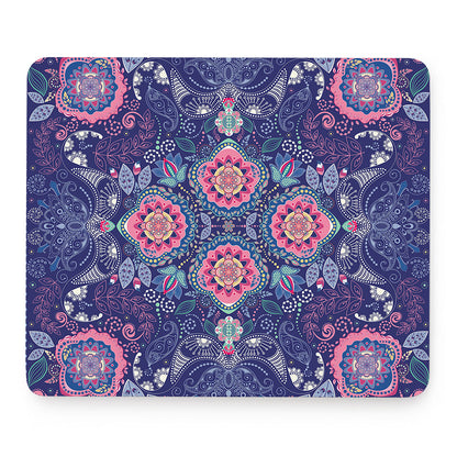 Ornamental Paisley Mandala Print Mouse Pad