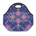 Ornamental Paisley Mandala Print Neoprene Lunch Bag