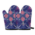 Ornamental Paisley Mandala Print Oven Mitts
