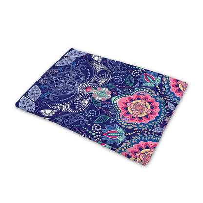 Ornamental Paisley Mandala Print Pet Cooling Mat Cover