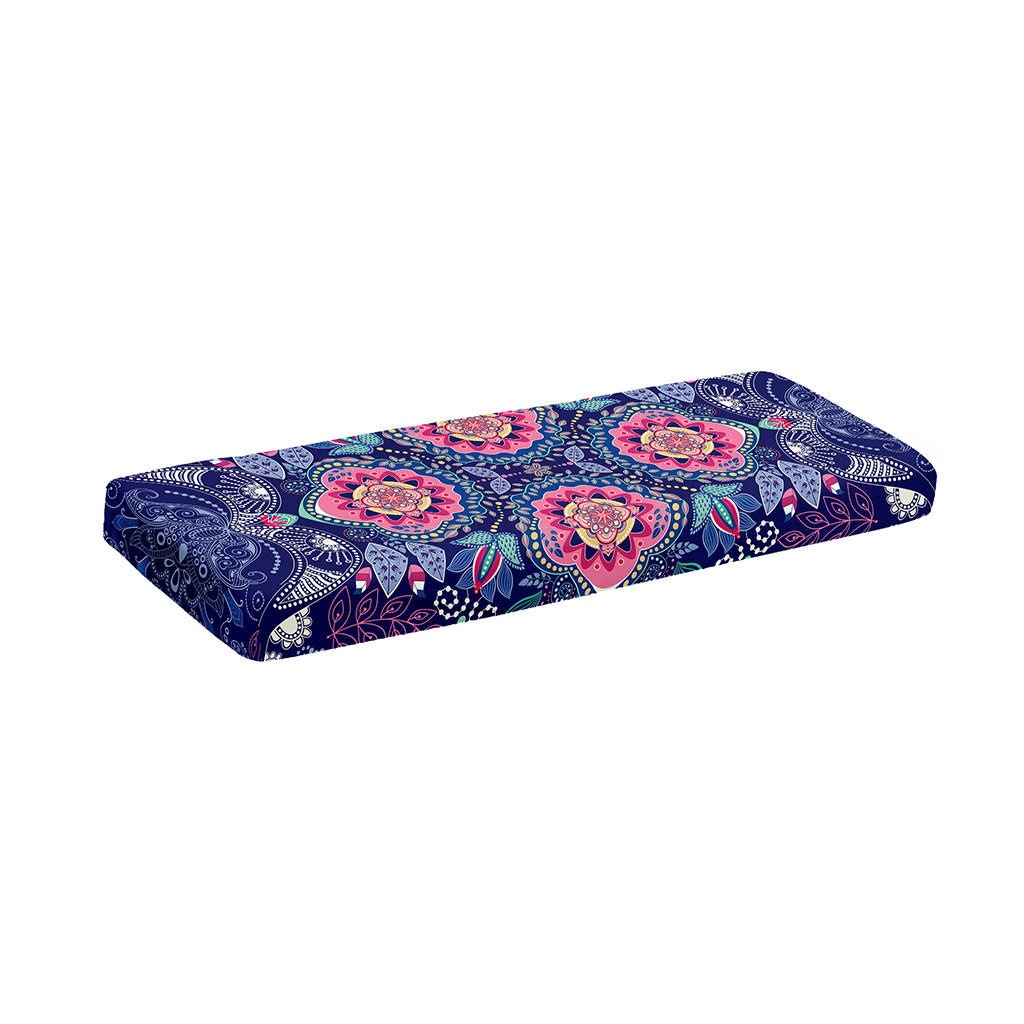 Ornamental Paisley Mandala Print Piano Keyboard Cover