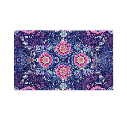 Ornamental Paisley Mandala Print Polyester Flag