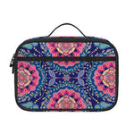 Ornamental Paisley Mandala Print Portable Lunch Bag