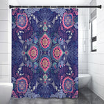 Ornamental Paisley Mandala Print Premium Shower Curtain