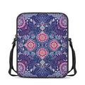 Ornamental Paisley Mandala Print Rectangular Crossbody Bag
