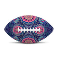 Ornamental Paisley Mandala Print Rugby Ball