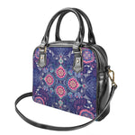 Ornamental Paisley Mandala Print Shoulder Handbag
