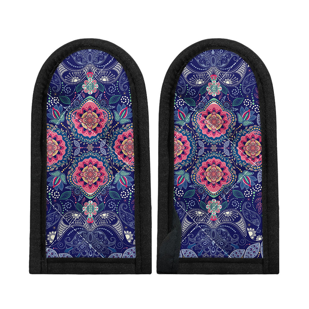 Ornamental Paisley Mandala Print Skillet Handle Cover