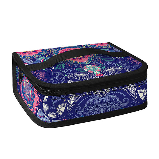 Ornamental Paisley Mandala Print Small Lunch Bag