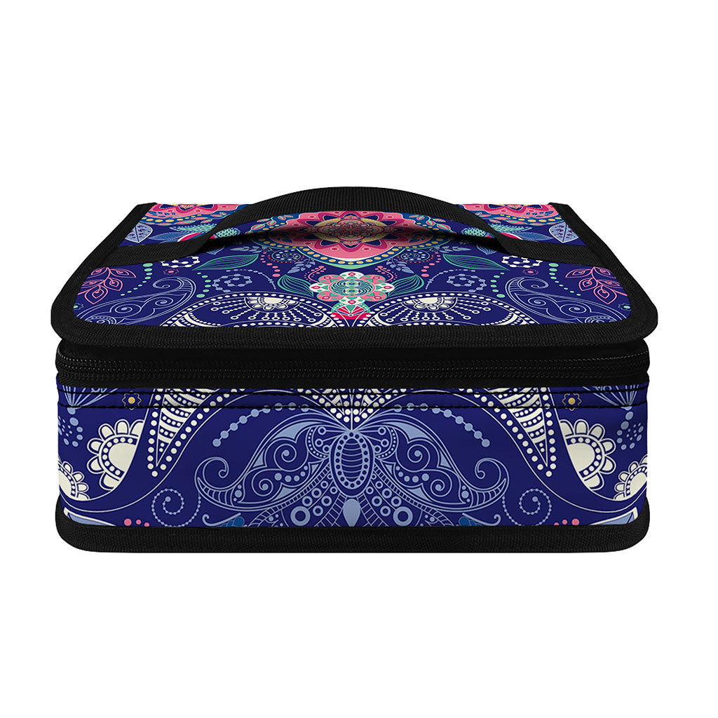 Ornamental Paisley Mandala Print Small Lunch Bag