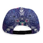 Ornamental Paisley Mandala Print Snapback Cap