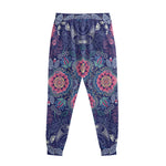 Ornamental Paisley Mandala Print Sweatpants