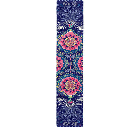 Ornamental Paisley Mandala Print Table Runner