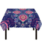 Ornamental Paisley Mandala Print Tablecloth