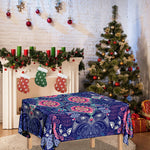 Ornamental Paisley Mandala Print Tablecloth