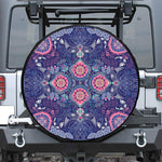 Ornamental Paisley Mandala Print Tire Cover