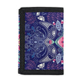 Ornamental Paisley Mandala Print Trifold Wallet