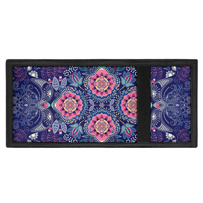 Ornamental Paisley Mandala Print Trifold Wallet
