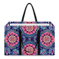 Ornamental Paisley Mandala Print Utility Tote Bag