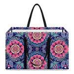 Ornamental Paisley Mandala Print Utility Tote Bag