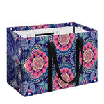 Ornamental Paisley Mandala Print Utility Tote Bag