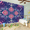 Ornamental Paisley Mandala Print Wall Sticker