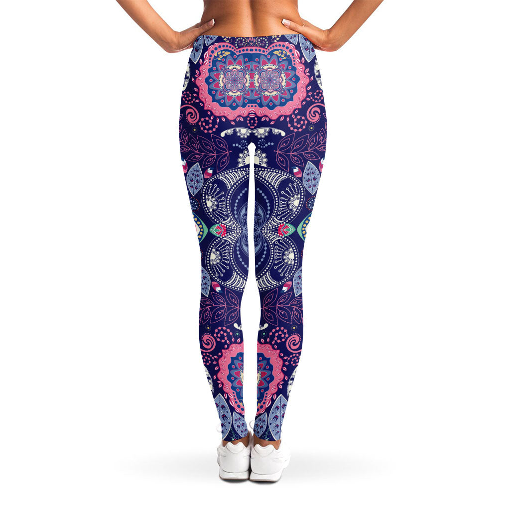 Ornamental Paisley Mandala Print Women's Leggings
