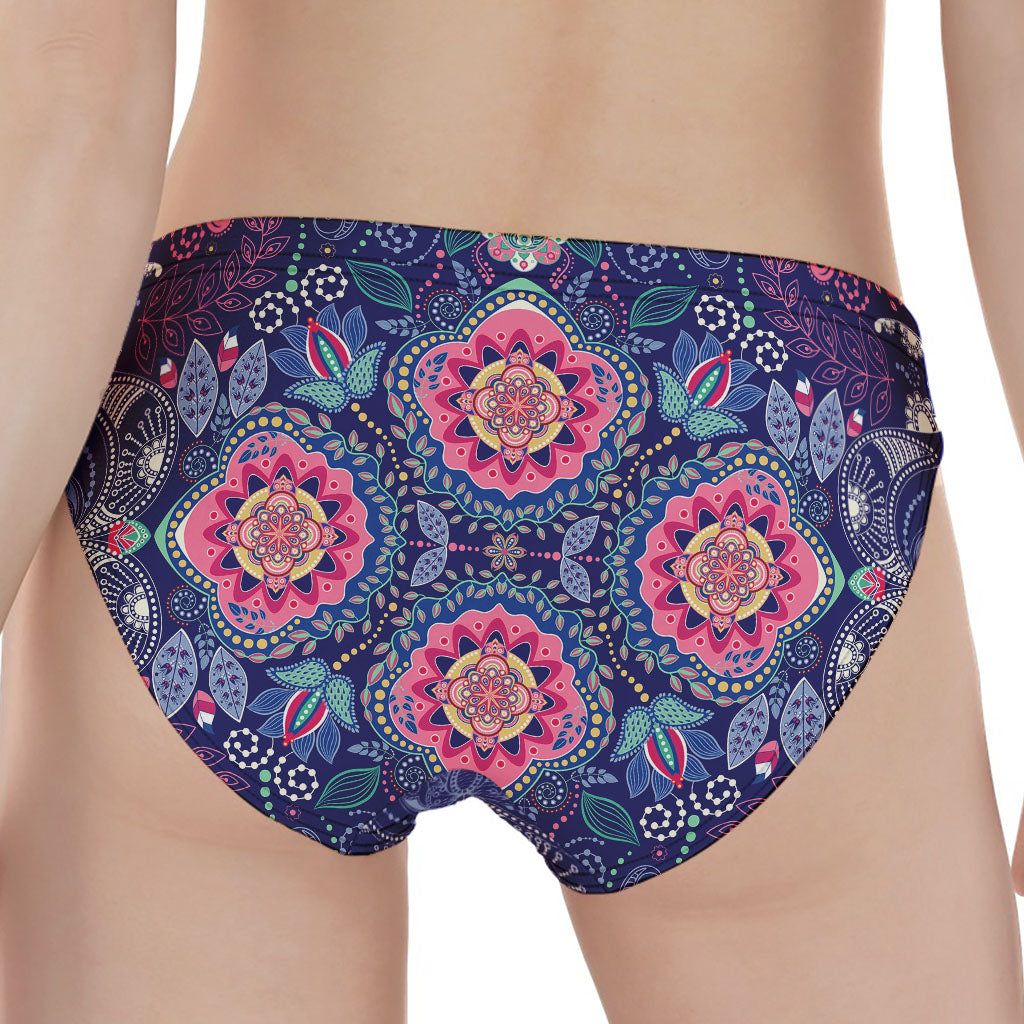 Ornamental Paisley Mandala Print Women's Panties